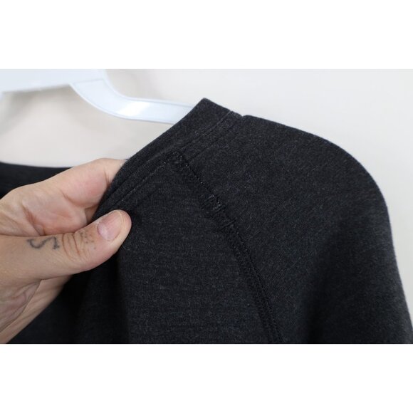 Lululemon Mens XL Reversible Long Sleeve Crewneck Sweatshirt Geometric Blue Gray - Picture 15 of 16